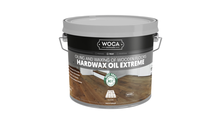 WOCA Hartöl für Holzböden, extreme Variante.